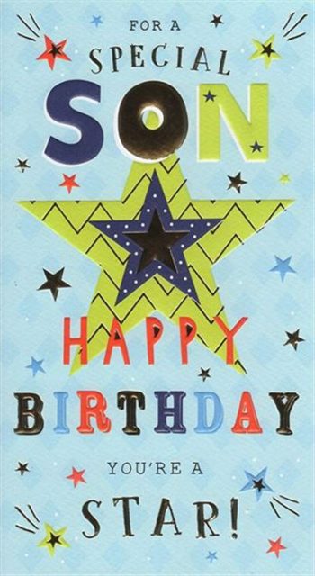 Abacus Birthday Card Son – The Card Shop Hexham